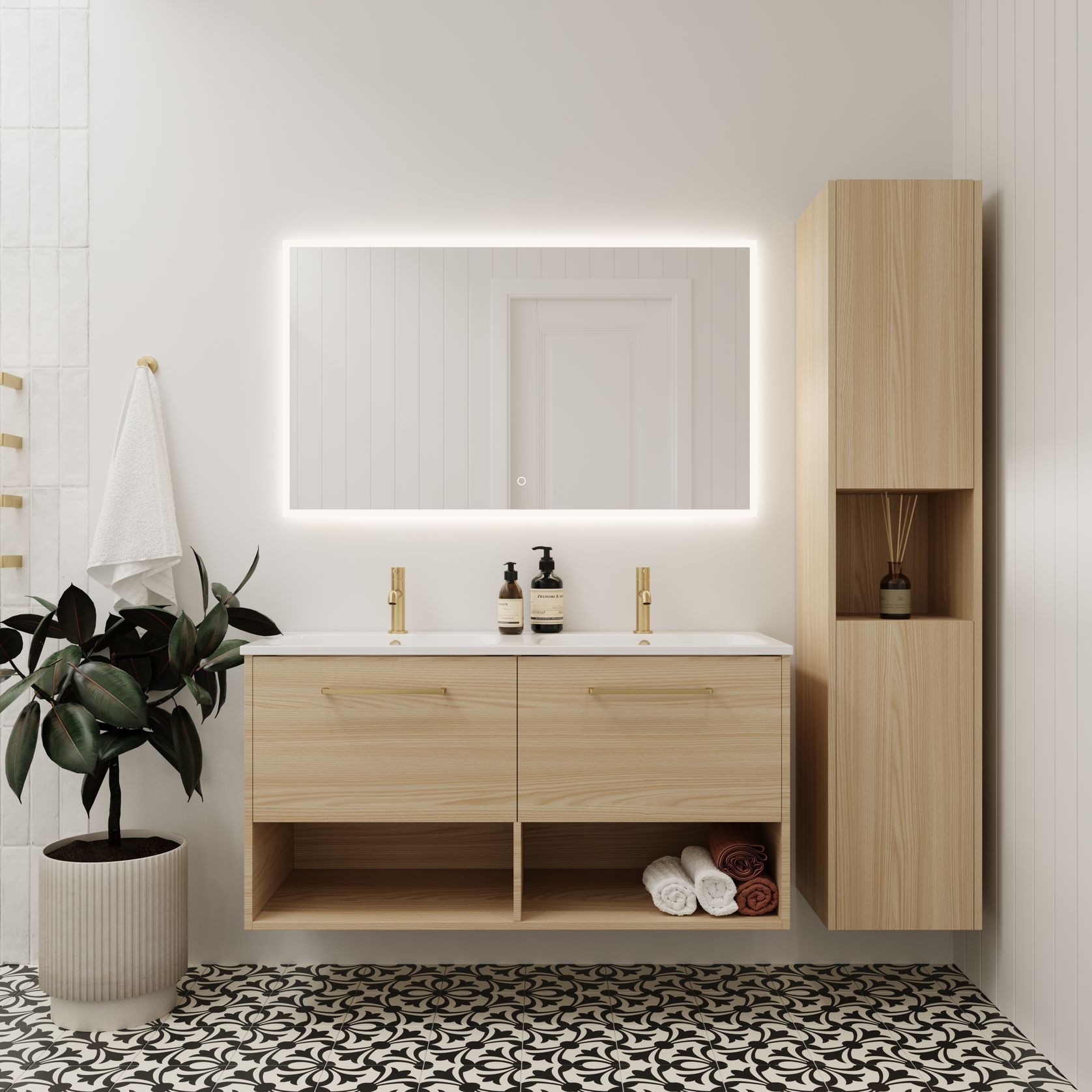 Savanna Double Tier Wall Hung Vanity gallery detail image