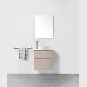 Soft Solid Slim Wall-Hung Vanity, 2 Drawers gallery detail image