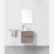 Soft Solid Slim Wall-Hung Vanity, 2 Drawers gallery detail image