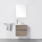 Soft Solid Slim Wall-Hung Vanity, 2 Drawers gallery detail image