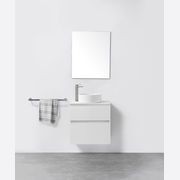 Soft Solid Slim Wall-Hung Vanity, 2 Drawers gallery detail image