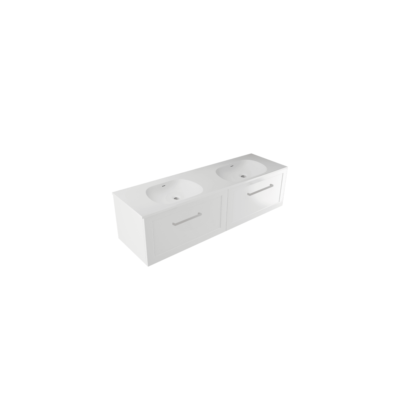 Telaio 1500 Double Bowl Wall Vanity gallery detail image