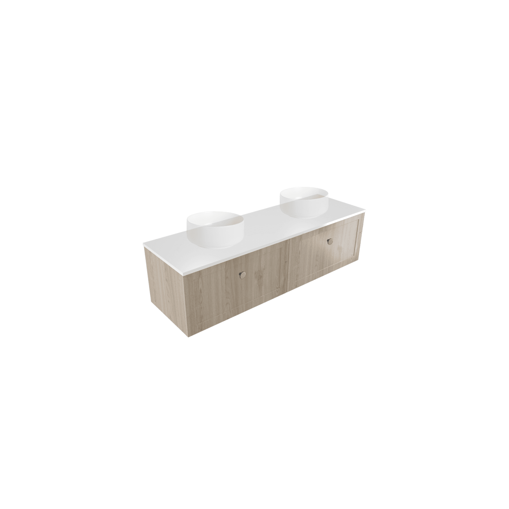 Telaio 1500 Double Bowl Wall Vanity gallery detail image
