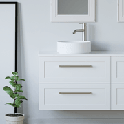 Telaio 1500 Single Left Bowl 4 Drawer Wall Vanity gallery detail image