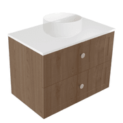 Telaio 750 Single Centre Bowl 2 Drawer Wall Vanity gallery detail image