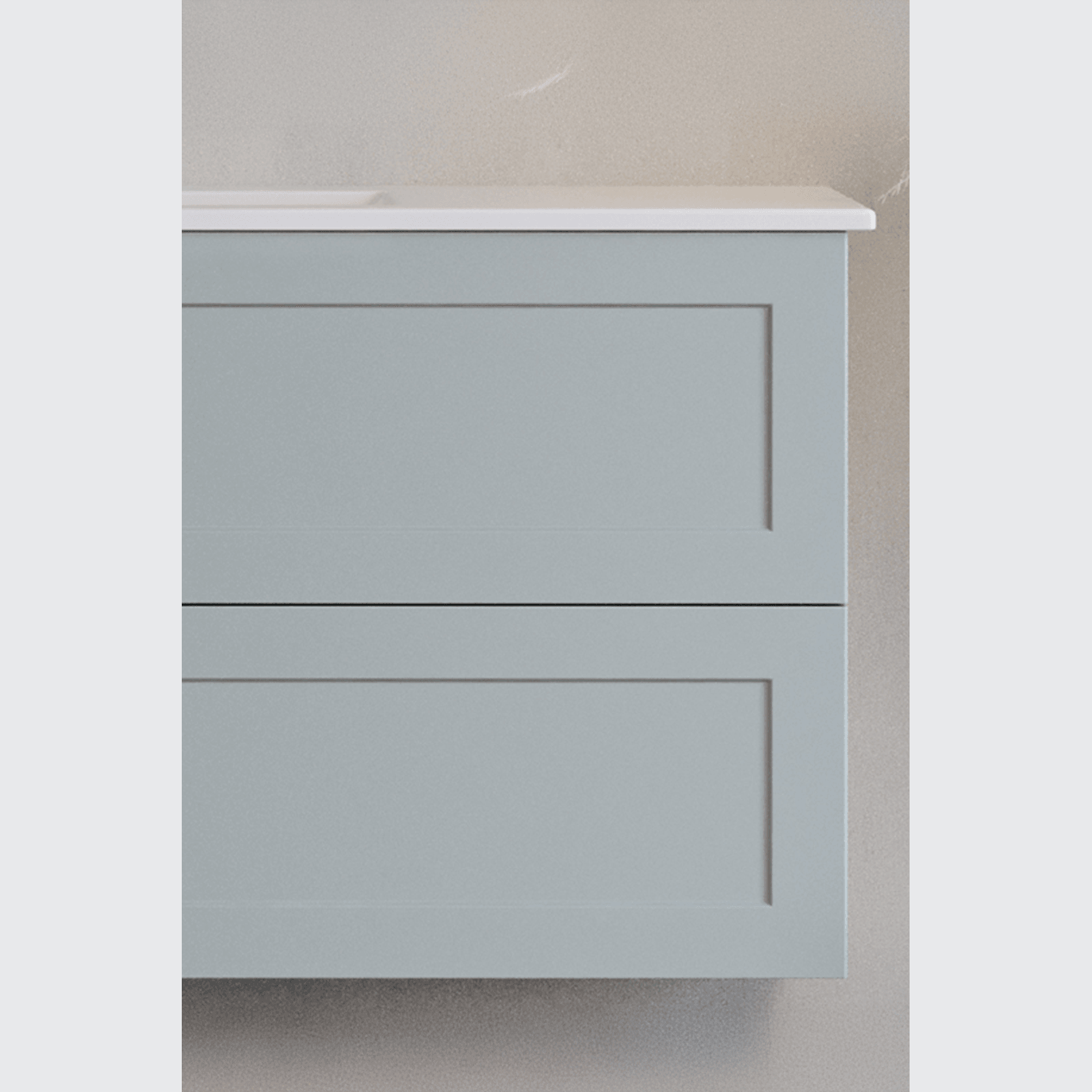 Telaio 750 Single Centre Bowl 2 Drawer Wall Vanity gallery detail image