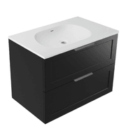 Telaio 750 Single Centre Bowl 2 Drawer Wall Vanity gallery detail image