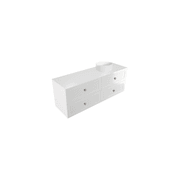 Telaio 1500 Single Right Bowl 4 Drawer Wall Vanity gallery detail image