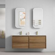 Aulic Venetta Framed Wall Hung 1500 Harvest Oak Cabinet gallery detail image