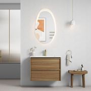 Aulic Venetta Framed Wall Hung 750m Harvest Oak Cabinet gallery detail image