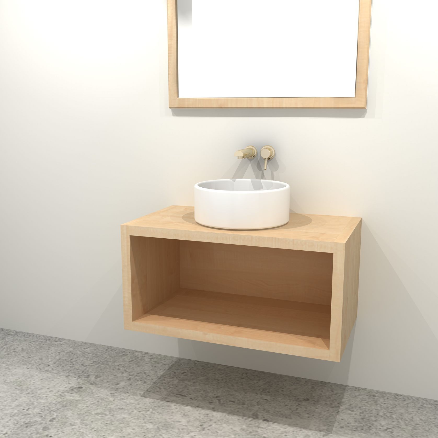 Kasten Vanity 1200 - USA Oak Wood gallery detail image