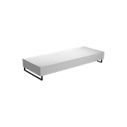 Wall Mount Slab 1500 x 460 x 120mm Matte White Stone gallery detail image