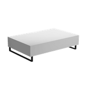 Wall Mount Slab 900 x 460 x 120mm Matte White Stone gallery detail image