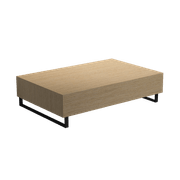 Wall Mount Slab 900 x 460 x 120mm Oak Veneer gallery detail image