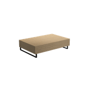 Wall Mount Slab 900 x 460 x 120mm Oak Veneer gallery detail image