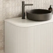 Zahara Curved Fluted Vanity 900mm gallery detail image