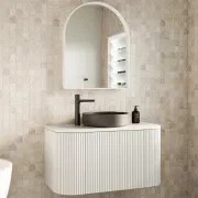 Zahara Curved Fluted Vanity 900mm gallery detail image
