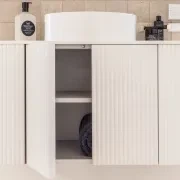 Zahara Curved Fluted Vanity 900mm gallery detail image