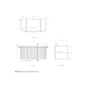 Zahara Curved Fluted Vanity 900mm gallery detail image