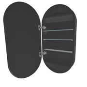 CODE Neo Oval Round Mirror Cabinet 500 X 950Mm - 2 Colours gallery detail image