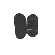 Code Neo Oval Round Mirror Cabinet 500 X 950mm gallery detail image