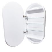 CODE Neo Oval Round Mirror Cabinet 500 X 950Mm - 2 Colours gallery detail image