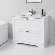 English Classic Floorstanding Vanity, 2 Drawers gallery detail image