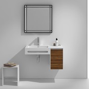 900mm Wall Hung Stone Vanity & Storage G38553 gallery detail image