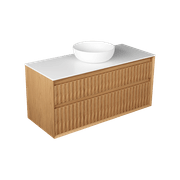 Plato Largo 1200 Two Drawer Wall Hung Vanity Range gallery detail image
