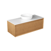 Plato Largo 1200 Single Drawer Wall Hung Vanity - 6 Colours gallery detail image