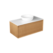Plato Largo 1000 Single Drawer Wall Hung Vanity - 6 Colours gallery detail image