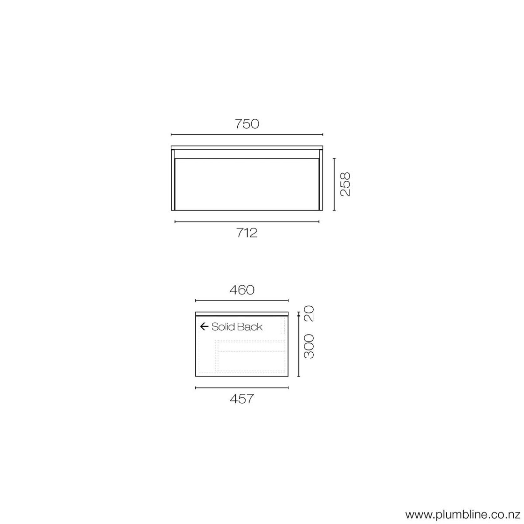 Stanza Casa 750 Drawer Unit with Top gallery detail image