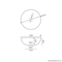 Super-Thin Round Vessel Basin Solid Surface gallery detail image