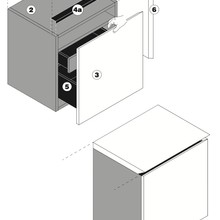 B14 Bathroom System by Boffi gallery detail image
