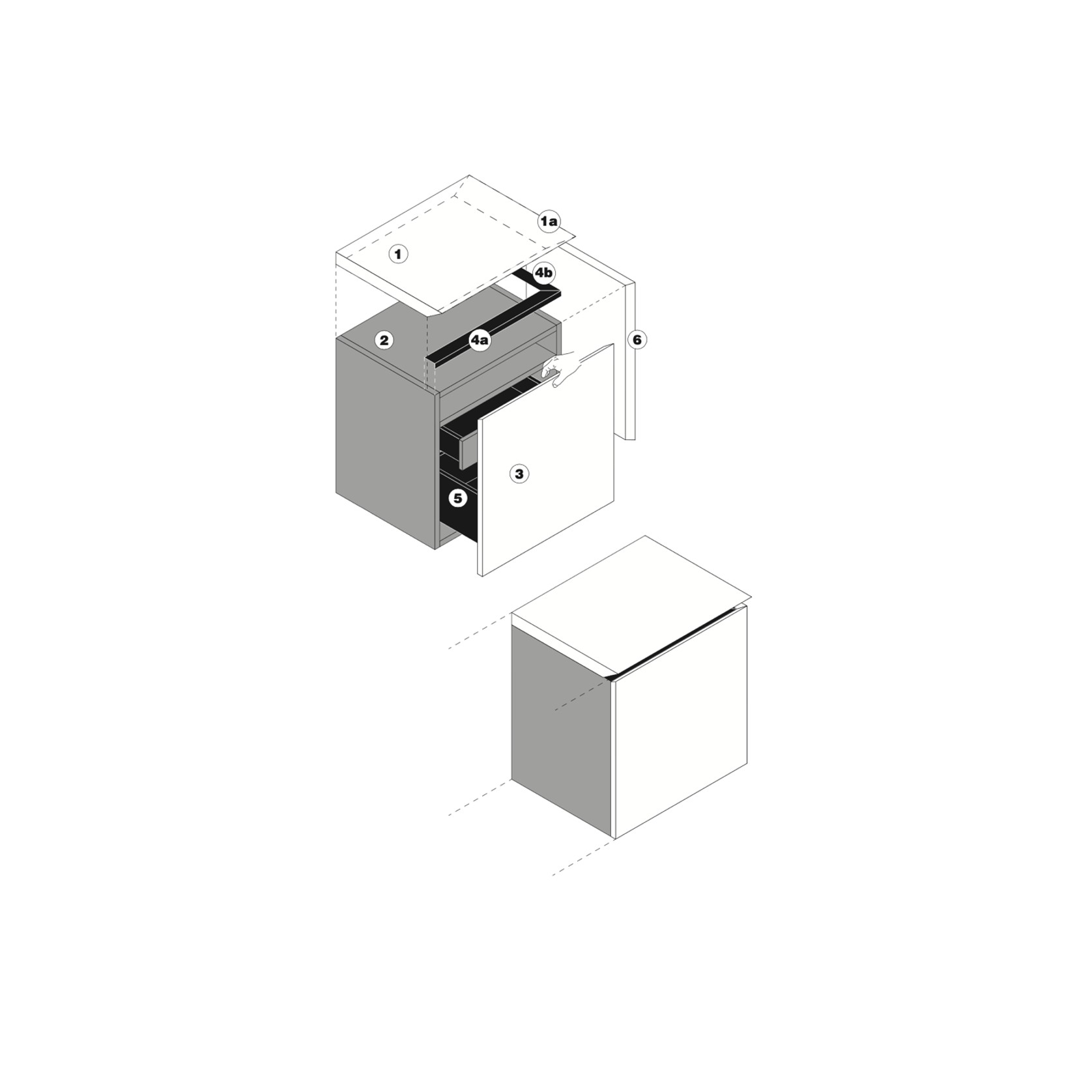B14 Bathroom System by Boffi gallery detail image