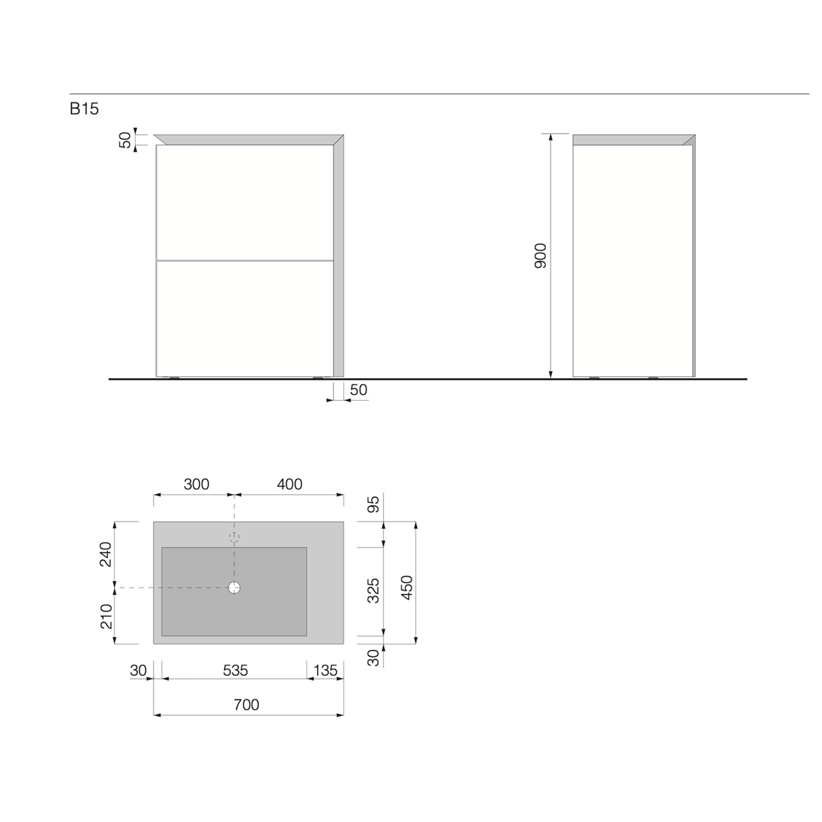 B15 Bathroom System by Boffi gallery detail image