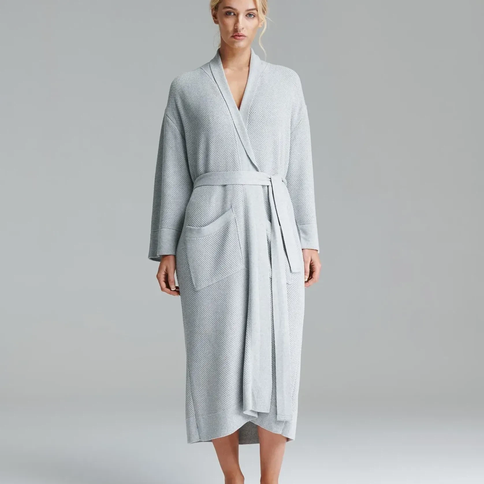 Knitted Cotton Bathrobes gallery detail image