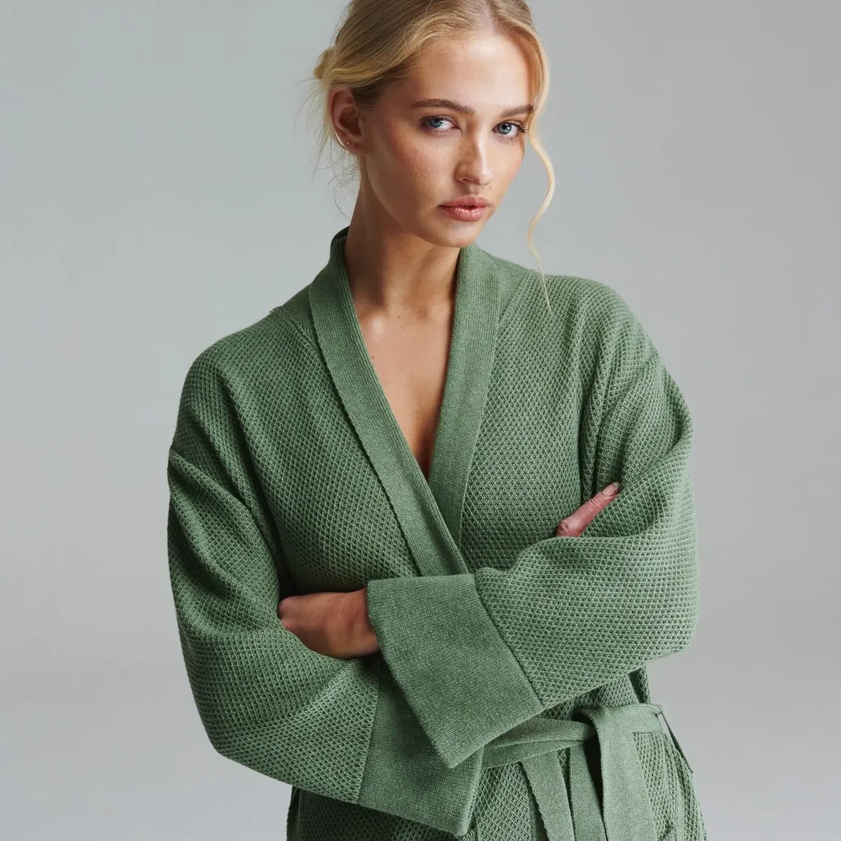 Knitted Cotton Bathrobes gallery detail image