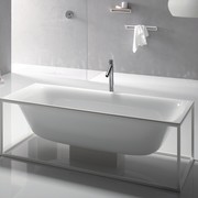 BetteLux Shape Freestanding Bath (Glazed Titanium Steel) gallery detail image