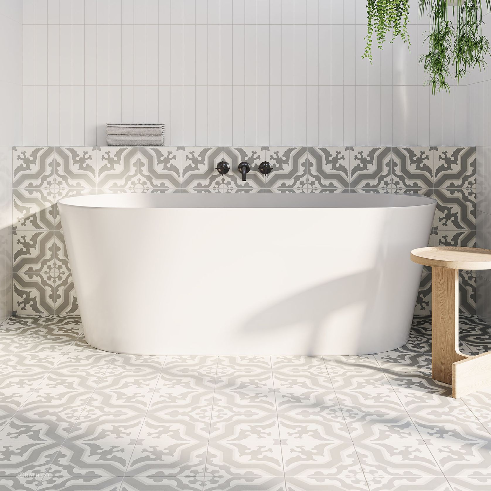 Peace Back-To-Wall Bath gallery detail image
