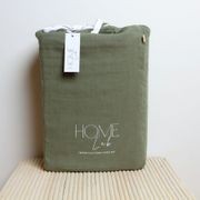 100% French Flax Linen Sheet Set - Lichen gallery detail image