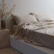 100% French Flax Linen Sheet Set - Natural Oat gallery detail image