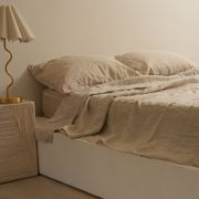 100% French Flax Linen Sheet Set - Natural Oat gallery detail image