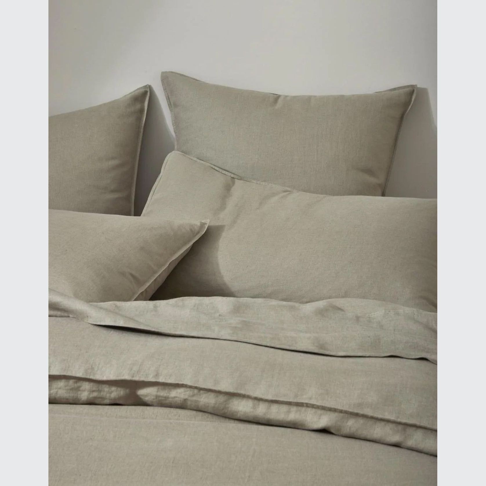 Ravello Linen Flat Sheet - Caper | Weave Home Bed Linen gallery detail image