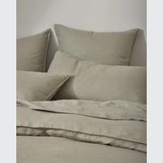 Ravello Linen Flat Sheet - Caper | Weave Home Bed Linen gallery detail image