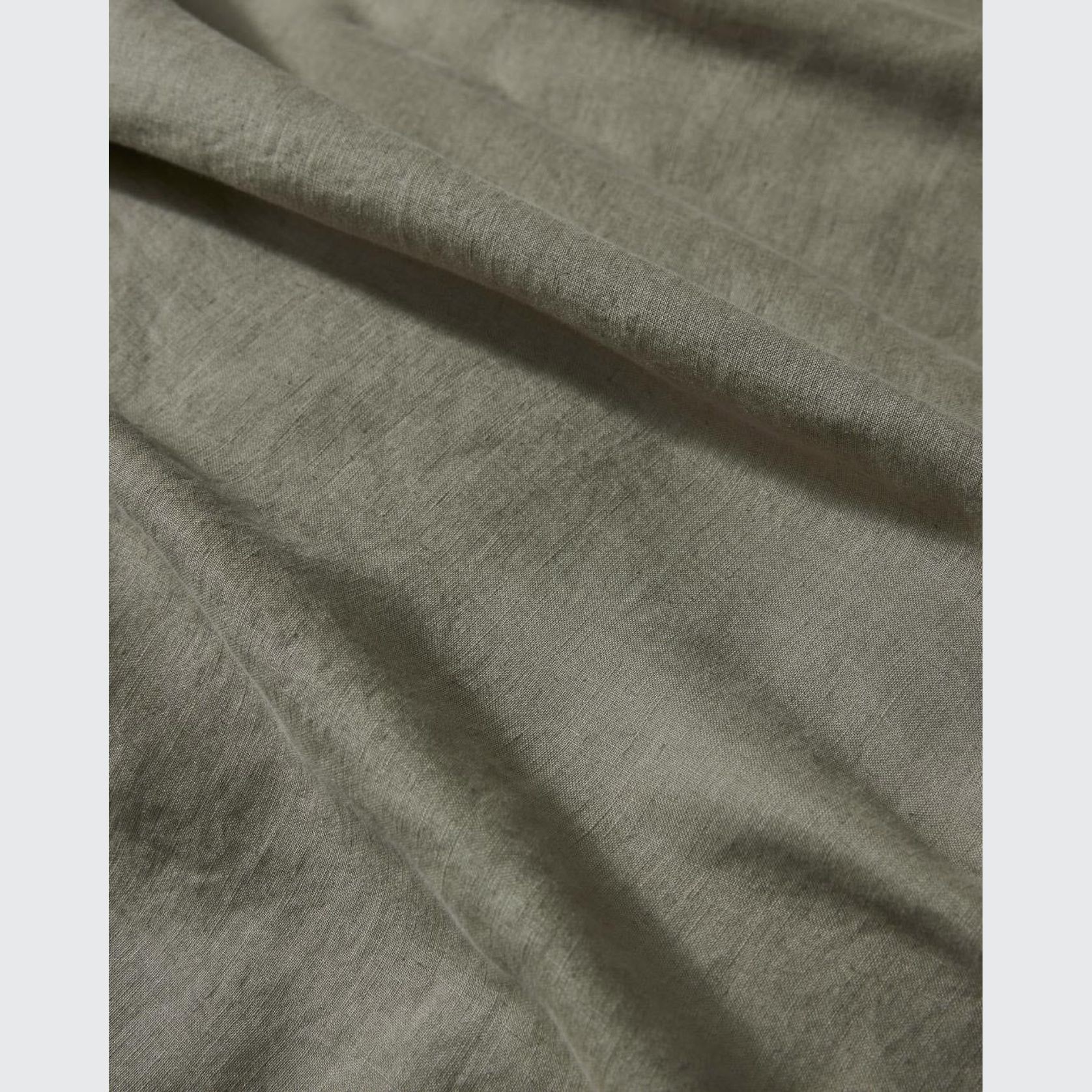 Ravello Linen Fitted Sheet - Caper | Weave Home Bed Linen gallery detail image