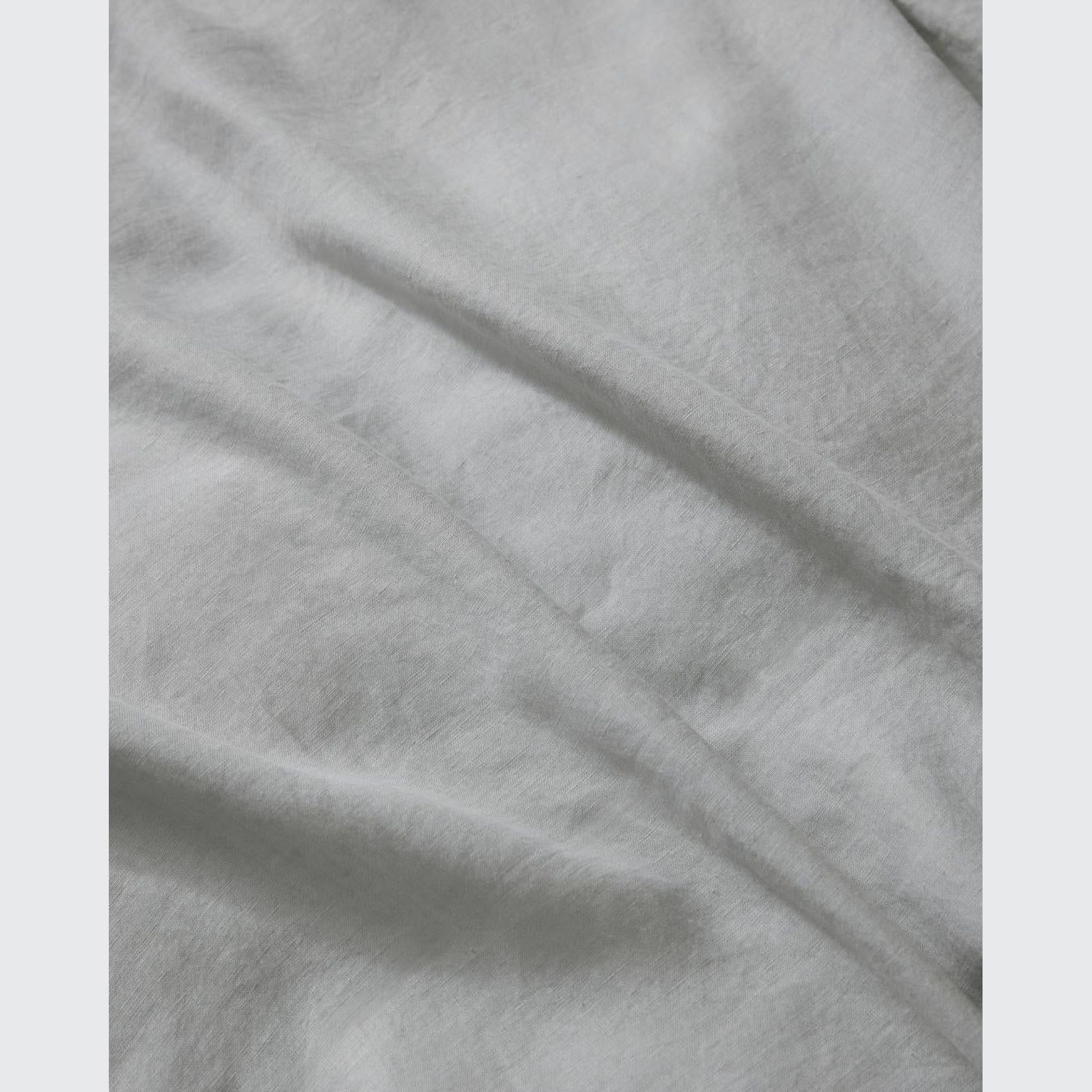 Ravello Linen Flat Sheet - Silver | Weave Home Bed Linen gallery detail image