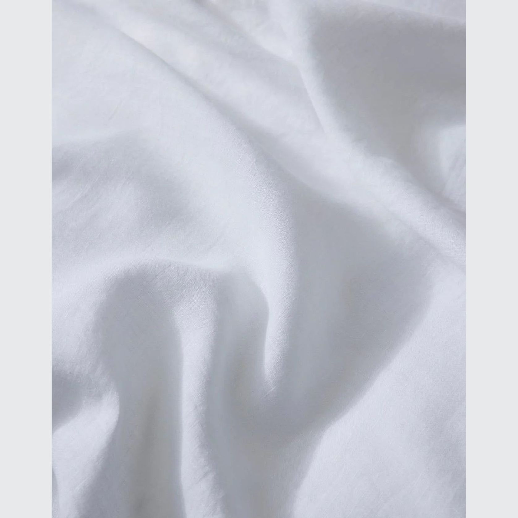 Ravello Linen Fitted Sheet - White | Weave Home Bed Linen gallery detail image