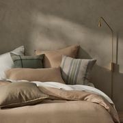 Ravello Linen Flat Sheet - Shell | Weave Home Bed Linen gallery detail image
