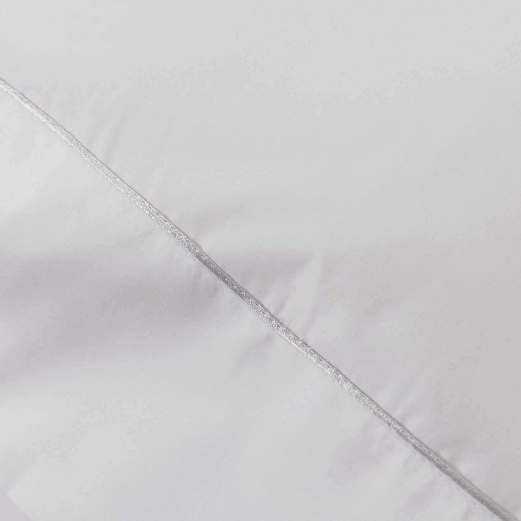 Cotton Percale Flat Sheets with Piping gallery detail image